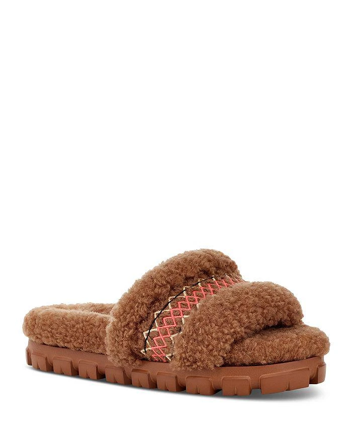 商品UGG|Women's Cozetta Braid Slip On Cozy Slide Sandals,价格¥501,第1张图片