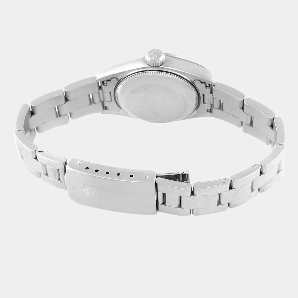 商品[二手商品] Rolex|Rolex Black Stainless Steel Oyster Perpetual Date 69160 Women's Wristwatch 26 mm,价格¥30995,第5张图片详细描述