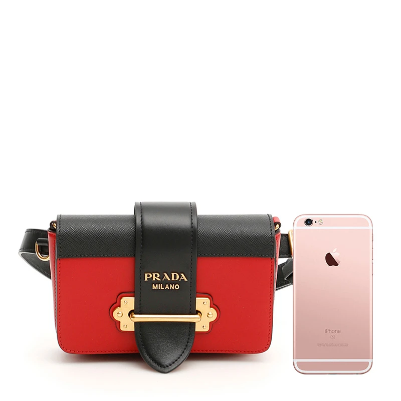 PRADA 红色女士腰包 1BL004-2BB0-F0C9F-V-OCH 商品