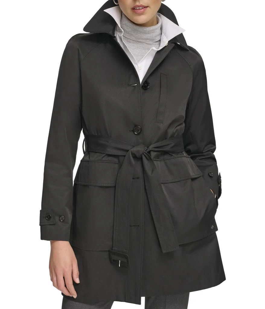 商品Calvin Klein|Belted Rain Jacket,价格¥397,第1张图片