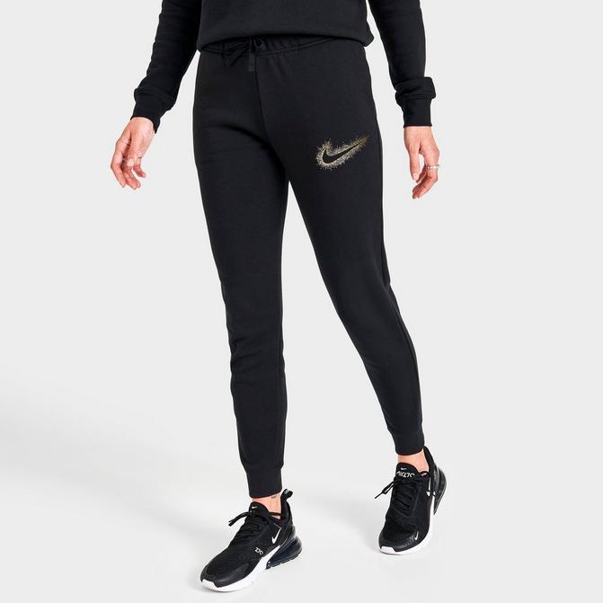Women's Nike Sportswear Club Fleece Mid-Rise Stardust Logo Jogger Pants商品第1张图片规格展示