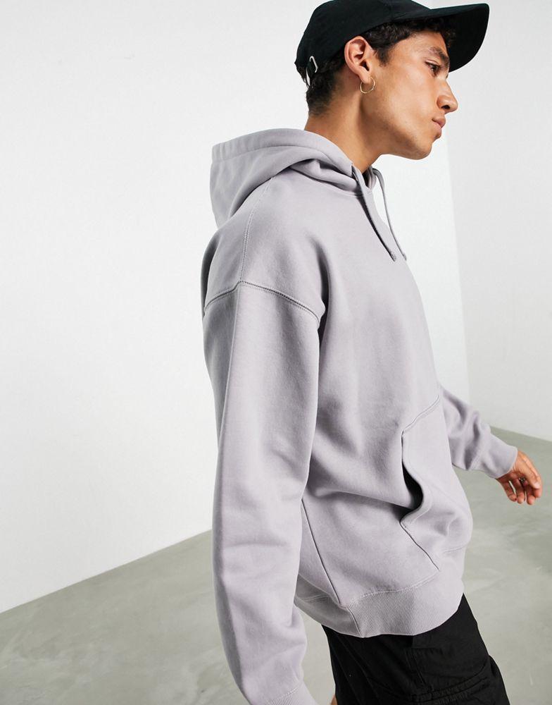 ASOS DESIGN super oversized hoodie in grey商品第4张图片规格展示