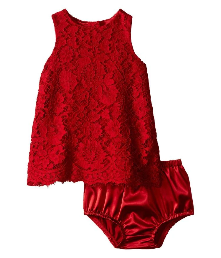 商品Dolce & Gabbana|婴儿Dolce & Gabbana Kids Lace Dress (Infant),价格¥2279,第1张图片