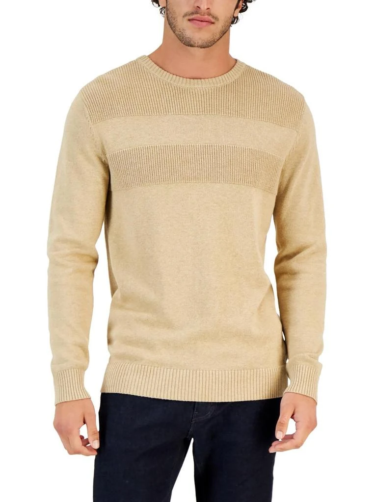 Mens Cotton Ribbed Trim Sweater 商品