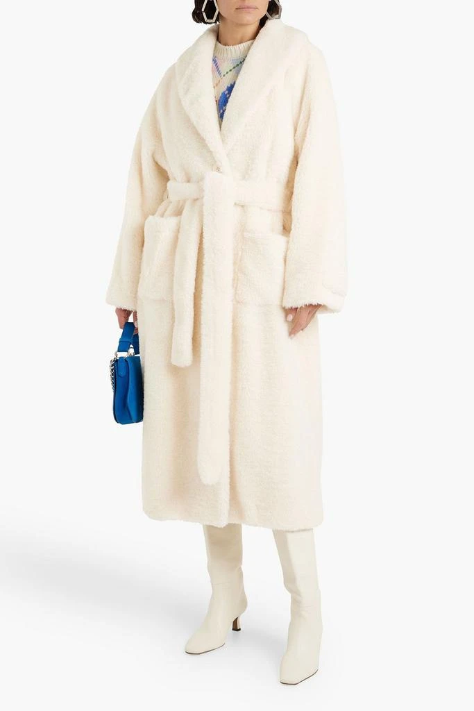 商品STAND STUDIO|Tinley belted faux fur coat,价格¥1484,第2张图片详细描述