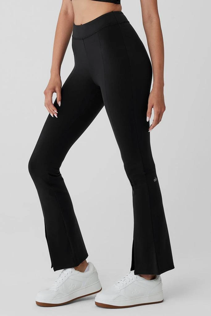 商品Alo|Airbrush 7/8 High Waist Flutter Legging - Black,价格¥794,第3张图片详细描述