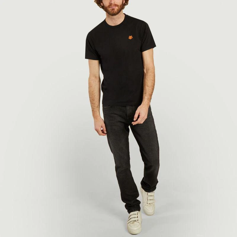 商品Kenzo|99 - Organic cotton single jersey - BLACK BLACK Kenzo,价格¥542,第4张图片详细描述