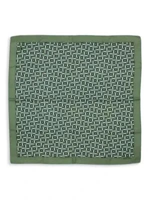 商品[二手商品] Hermes|Hermès Scarf In Blue & Green Cashmere 70,价格¥5533,第1张图片