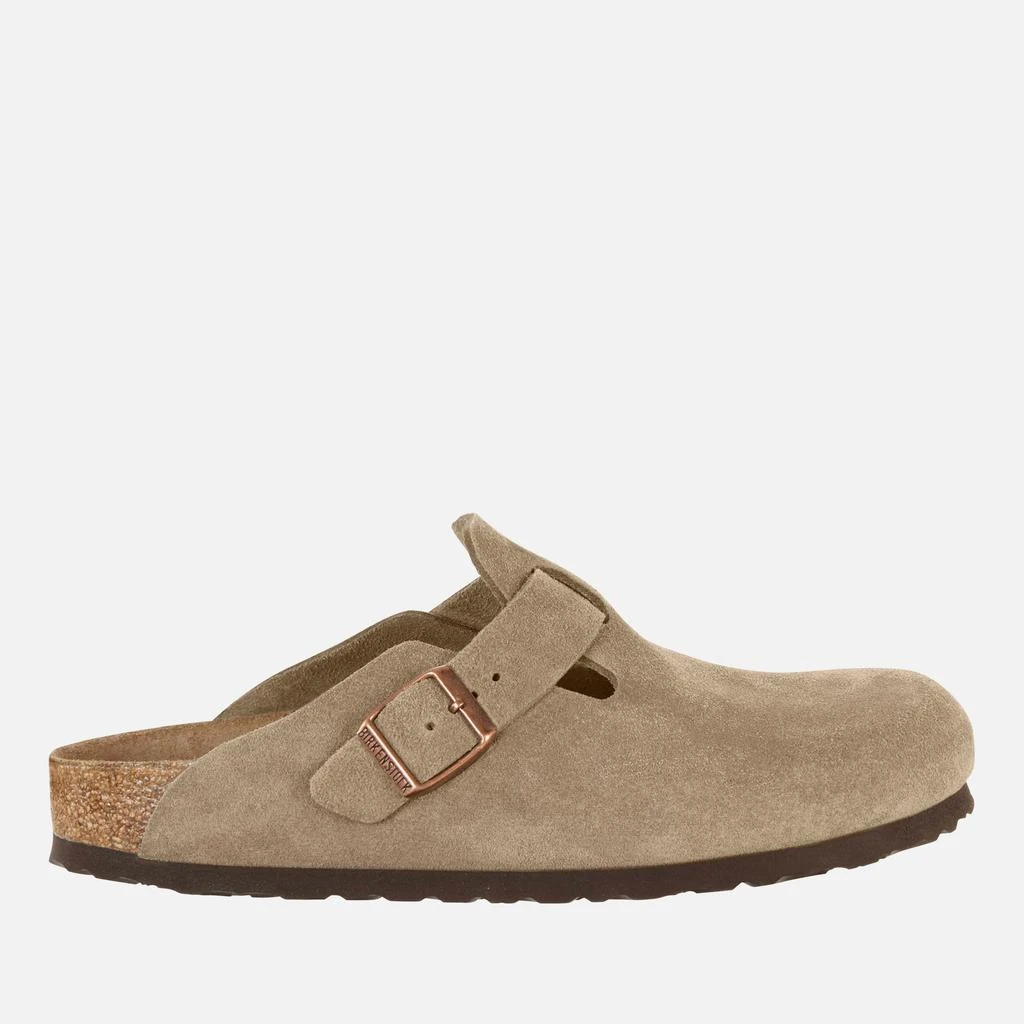商品Birkenstock|Men's Boston Suede Mules - Taupe,价格¥1562,第1张图片