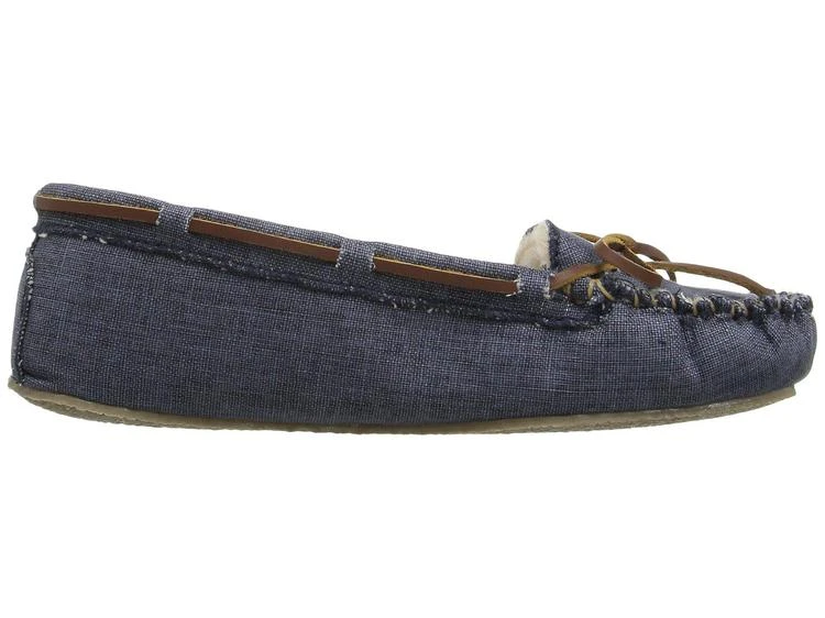 Minnetonka Canvas Cally Slipper 一脚蹬休闲鞋 商品