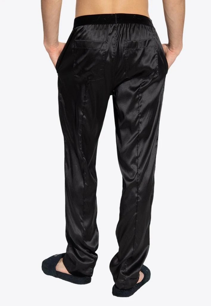 商品Tom Ford|Logo-Waistband Stretch Silk Pajama Pants,价格¥6490,第3张图片详细描述