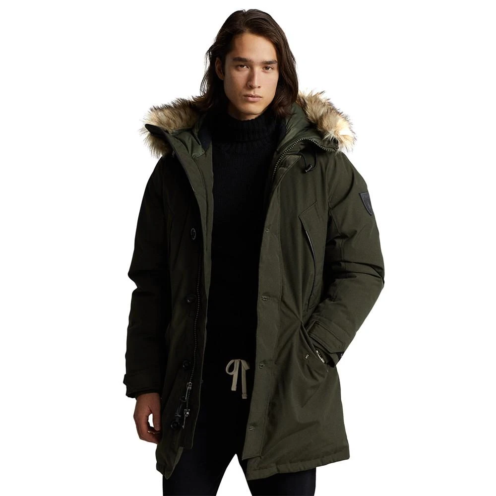 商品Ralph Lauren|Men's Faux-Fur-Trim Down Parka,价格¥1548,第3张图片详细描述