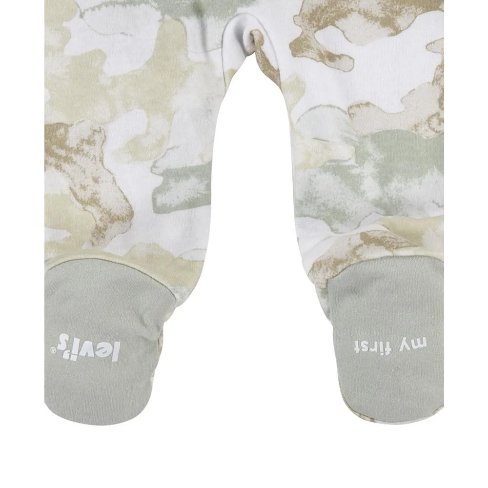 商品Levi's|Baby Boys Layette Footed Long Sleeves Coverall,价格¥90,第5张图片详细描述