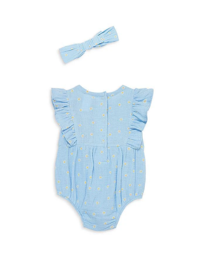 商品Little Me|Girls' Daisy Cotton Bubble One Piece with Headband - Baby,价格¥95,第2张图片详细描述