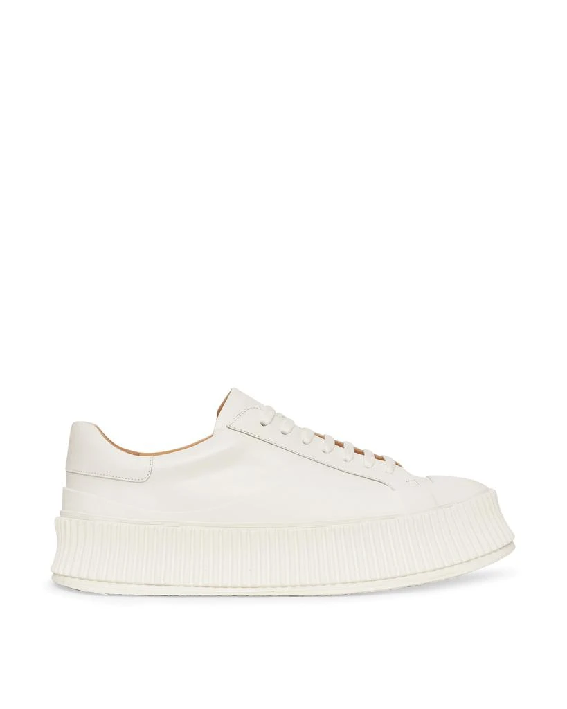 商品Jil Sander|Vulcanized Leather Sneakers White,价格¥3172,第1张图片