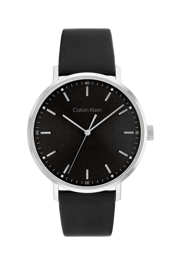 商品Calvin Klein|Calvin Klein Gents Modern Mesh Black Dial Strap Watch,价格¥1094,第1张图片
