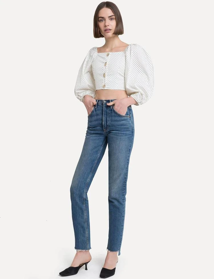 商品Pixie Market|Suki Polka Dot Puff Sleeve Top,价格¥512,第2张图片详细描述