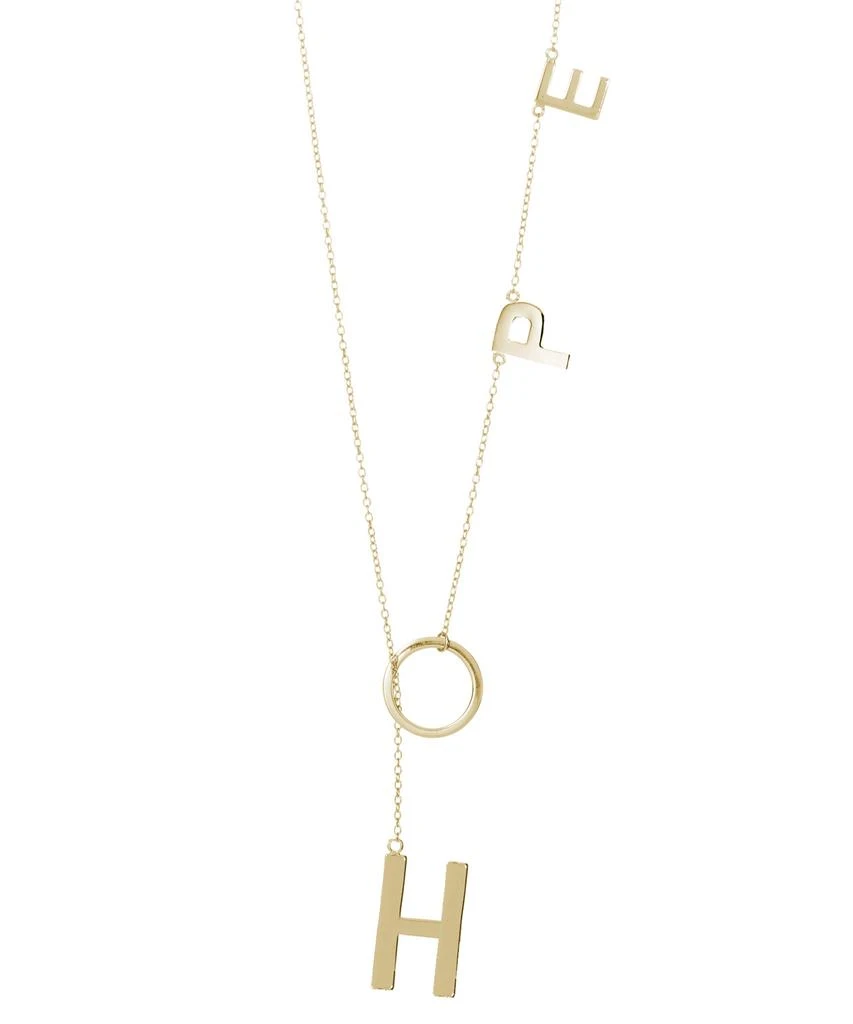 商品ADORNIA|Adornia Hope Lariat Necklace gold,价格¥306,第2张图片详细描述