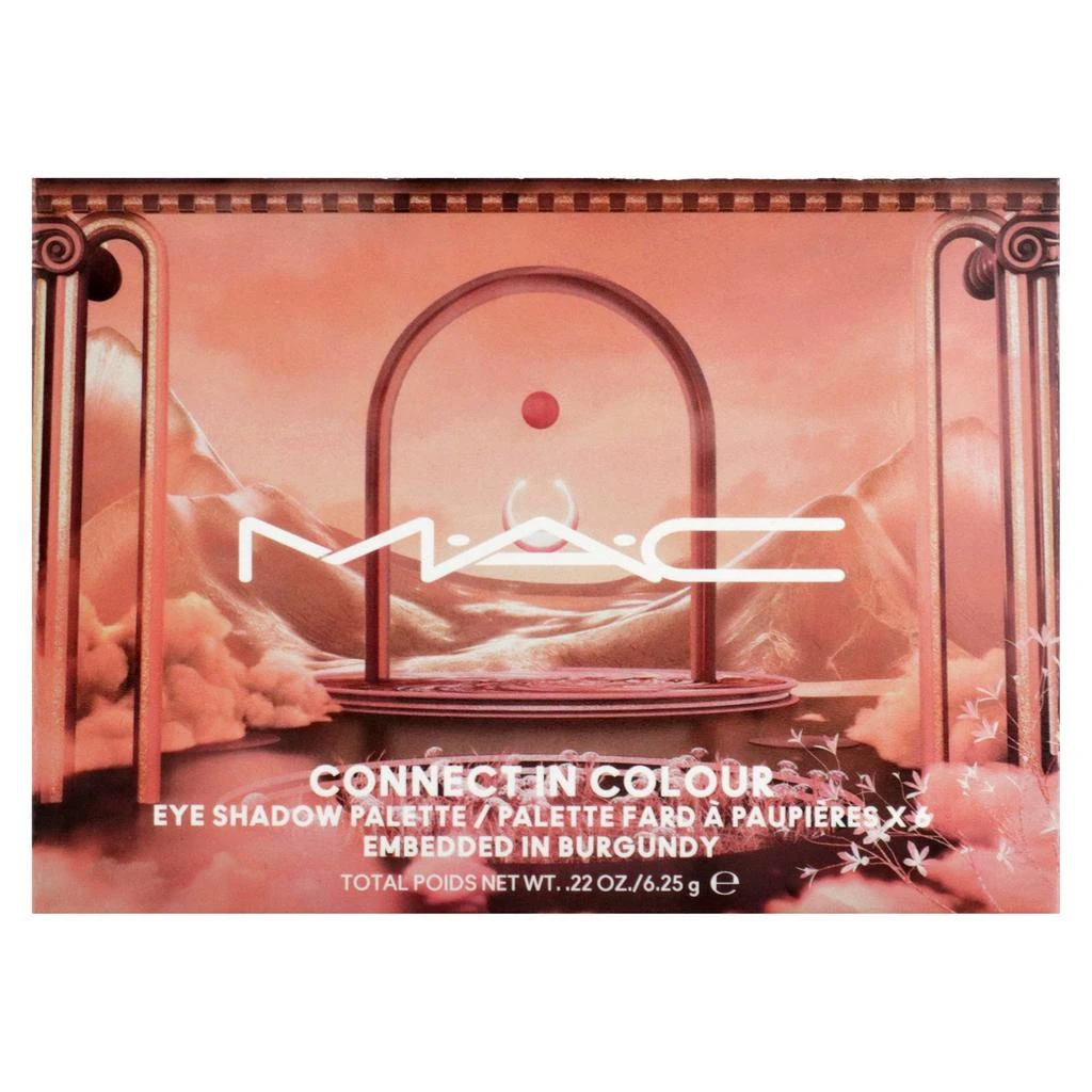 商品MAC|Connect In Colour Eye Shadow Palette - Embedded in Burgundy by MAC for Women - 0.22 oz Eye Shadow,价格¥276,第5张图片详细描述