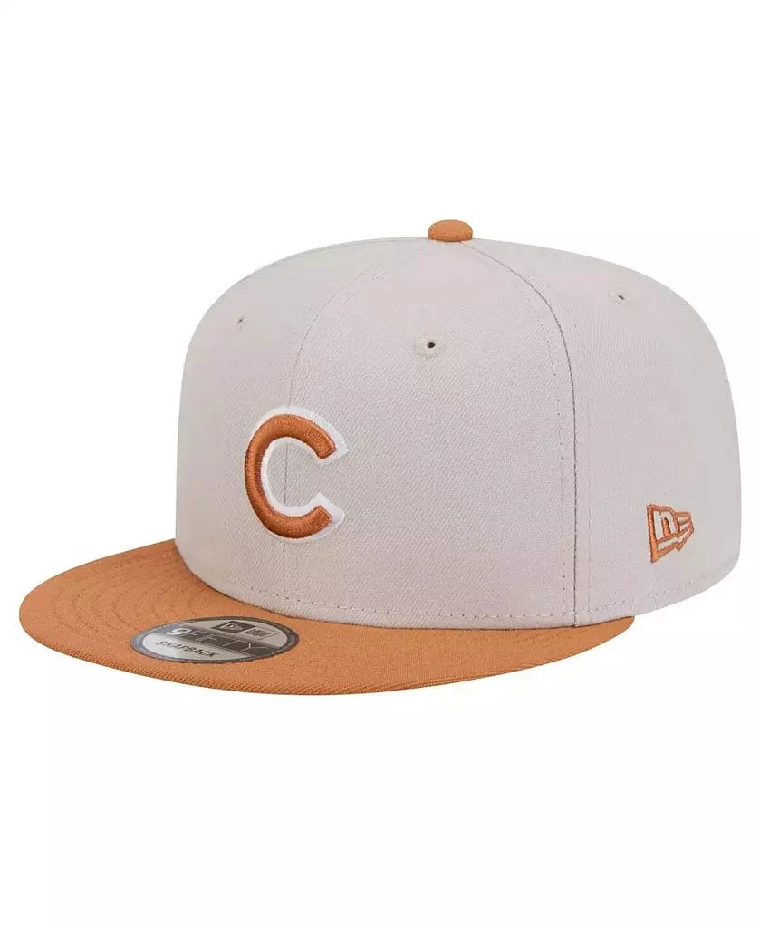 商品New Era|Men's Khaki/Brown Chicago Cubs Color Pack Two-Tone 9FIFTY Snapback Hat,价格¥209,第1张图片