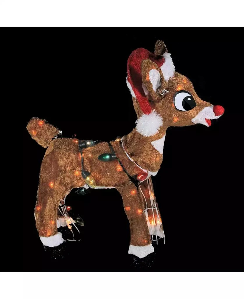 商品Northlight|Pre-Lit Rudolph Nosed Reindeer Christmas Outdoor Decoration,价格¥1077,第2张图片详细描述