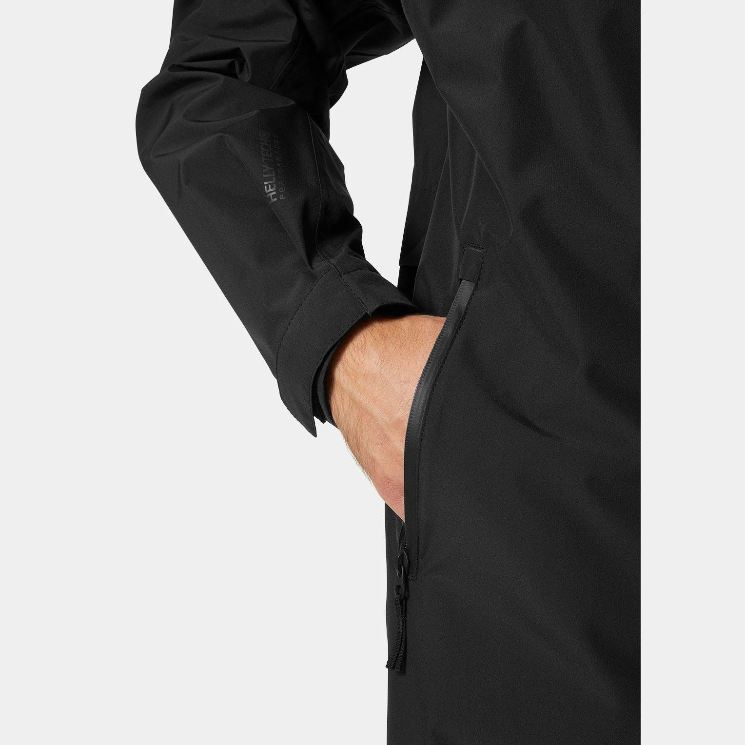 商品Helly Hansen|Helly Hansen 男士户外冲锋衣 53955990BLACK 黑色,价格¥2110,第5张图片详细描述