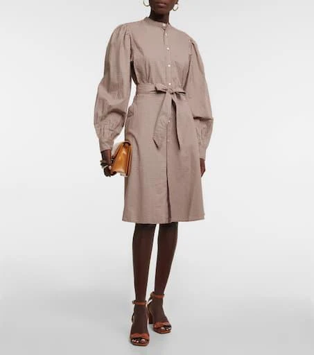 商品Ralph Lauren|格纹棉质衬衫式连衣裙,价格¥1312,第2张图片详细描述