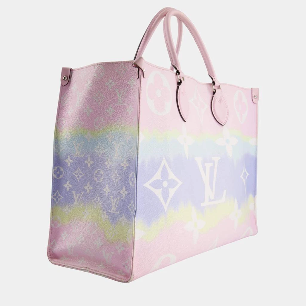 商品[二手商品] Louis Vuitton|Louis Vuitton Onthego 2020 "Saint Tropez" Escale Pastel Tote Bag,价格¥32790,第5张图片详细描述