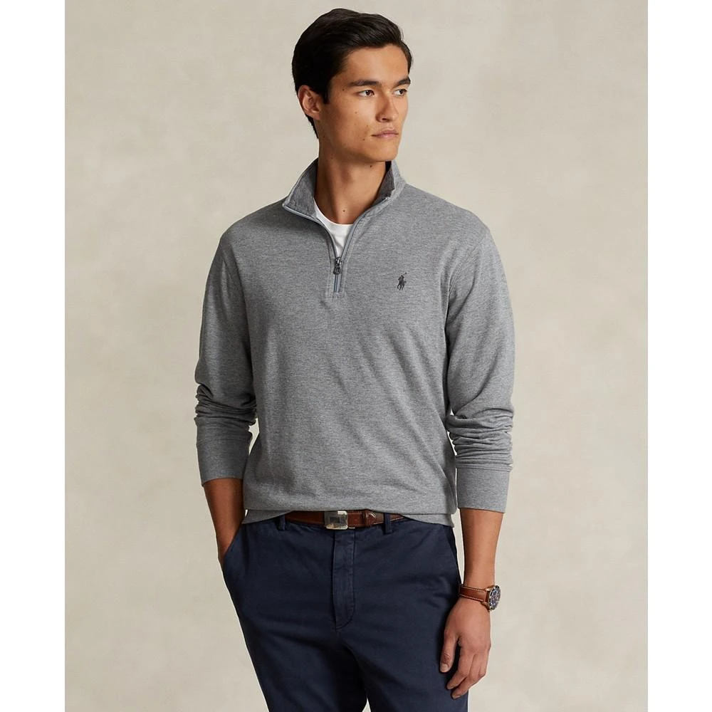 Polo Ralph Lauren Men's Luxury Jersey Quarter-Zip Pullover 1
