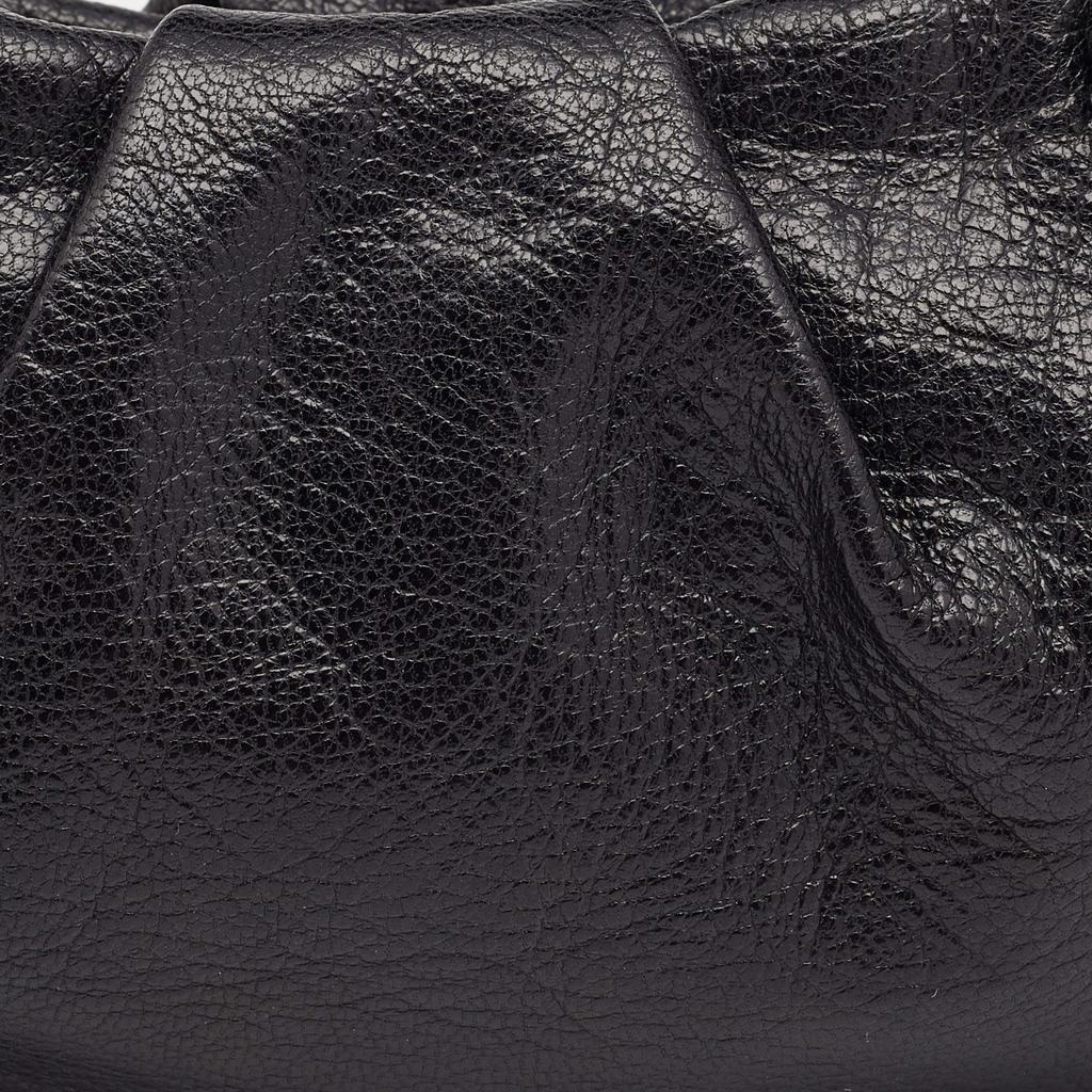 商品[二手商品] Salvatore Ferragamo|Salvatore Ferragamo Black Leather Chain Shoulder Bag,价格¥2481,第7张图片详细描述