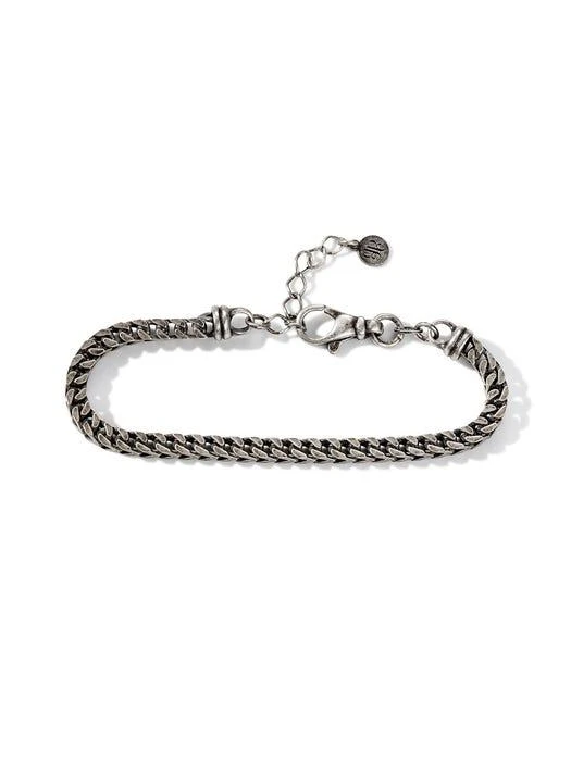 商品Pepe Zoo|Squallo Vintage Silver Bracelet,价格¥1129,第5张图片详细描述