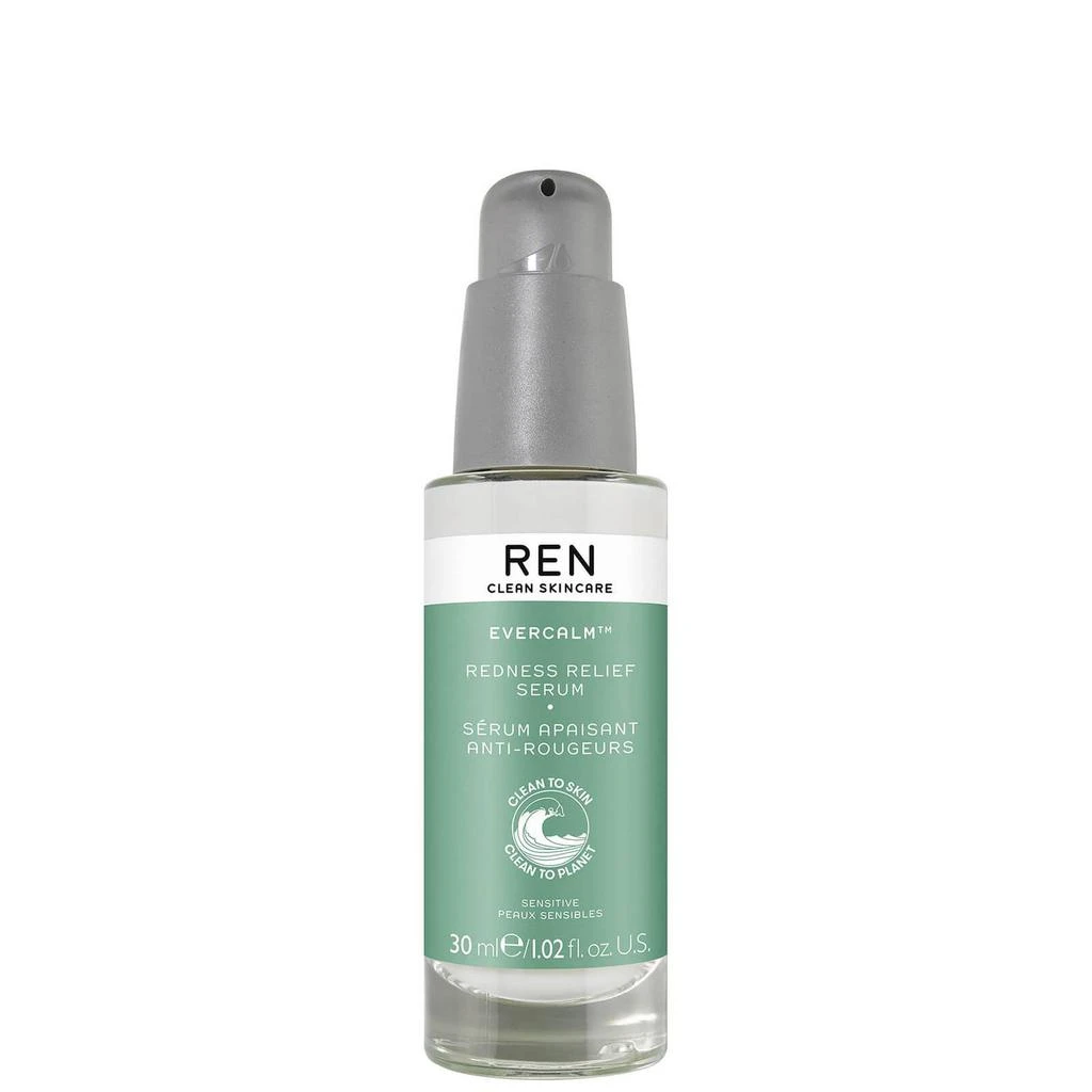 商品REN Clean Skincare|REN Clean Skincare Evercalm Redness Relief Serum 1fl. oz.,价格¥497,第1张图片