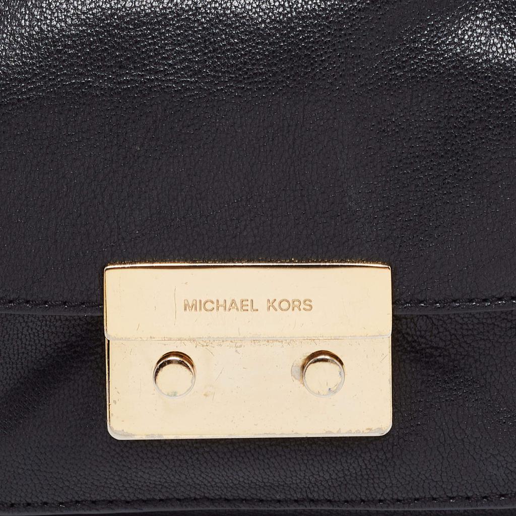 商品[二手商品] Michael Kors|Michael Kors Black Leather Sloan Crossbody Bag,价格¥1137,第7张图片详细描述