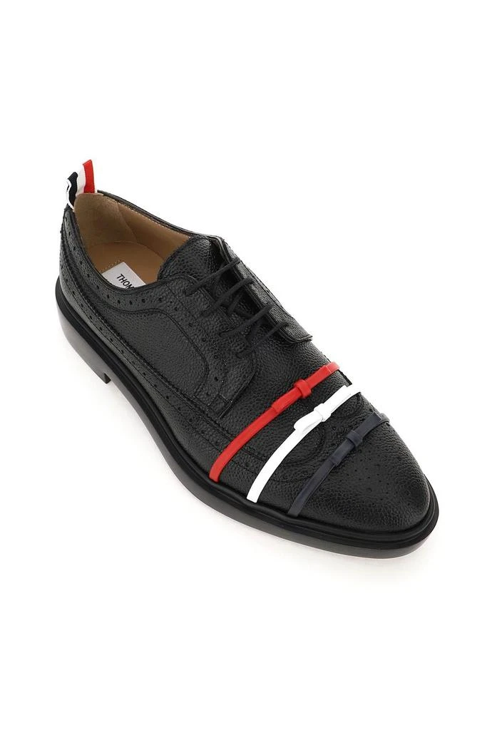 商品Thom Browne|LONGWING BROGUE SHOES WITH TRICOLOUR BOWS,价格¥3813,第4张图片详细描述