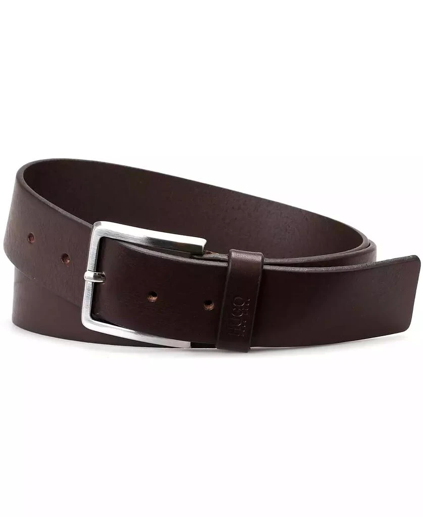 商品Hugo Boss|Men's Gionios Casual Leather Belt,价格¥456,第3张图片详细描述