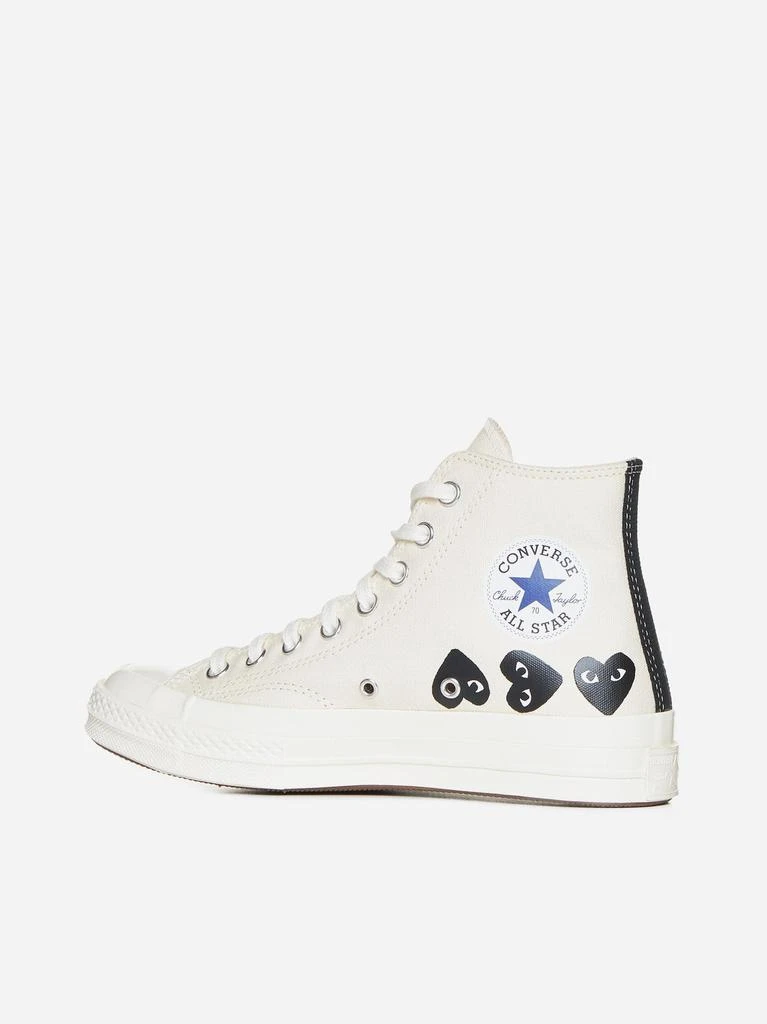 商品Comme des Garcons|X Converse Canvas High-top Sneakers,价格¥1012,第3张图片详细描述