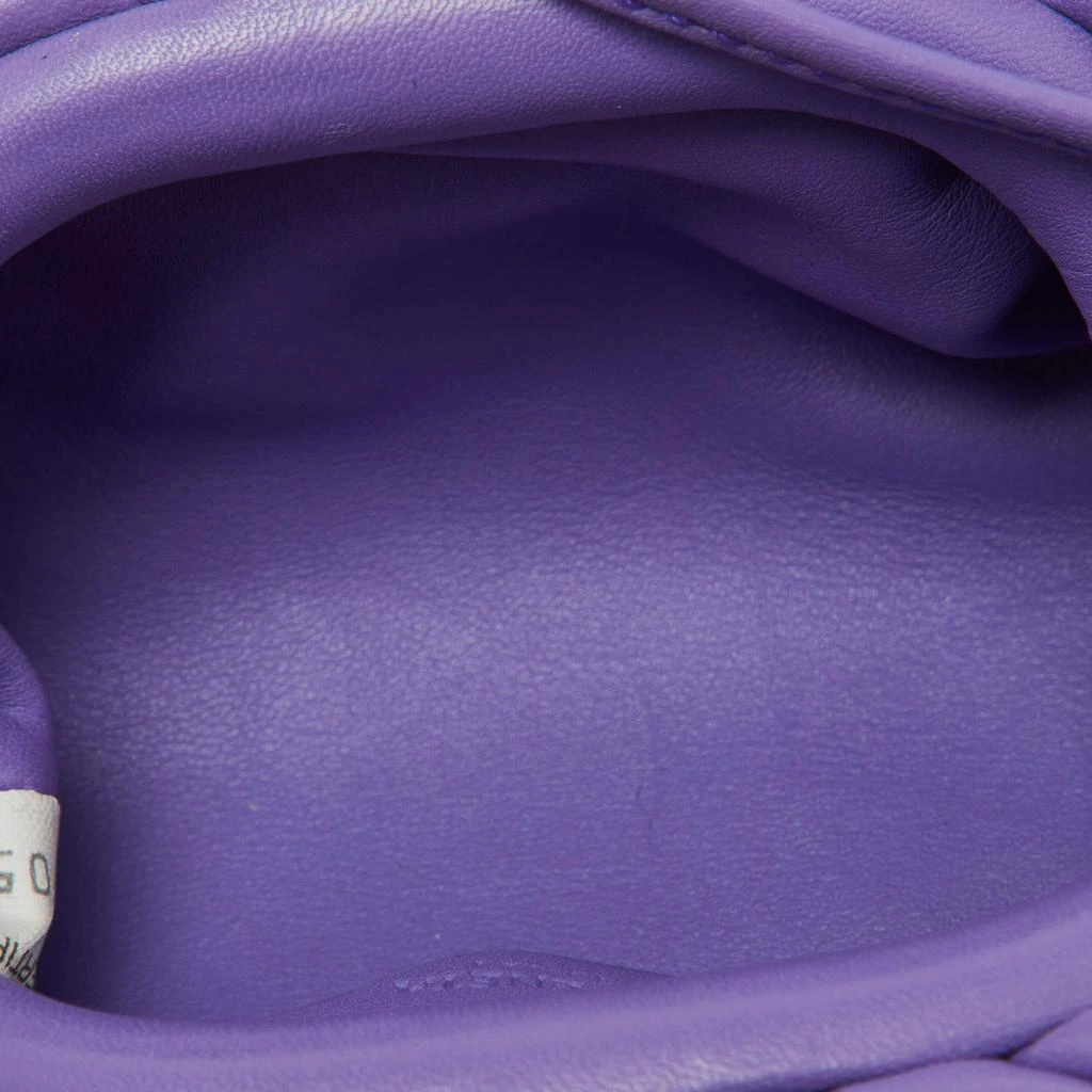 Bottega Veneta Purple Leather The Pouch Coin Purse 商品