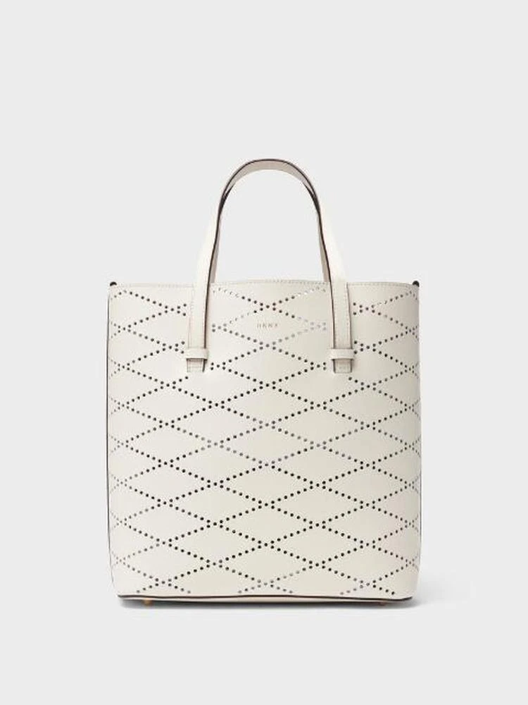 商品DKNY|钻石穿孔皮革托特包,价格¥1882,第1张图片