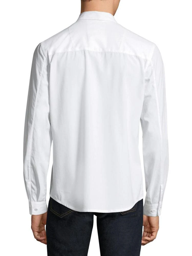 商品Helmut Lang|Detached Placket Cotton Button-Down Shirt,价格¥619,第2张图片详细描述