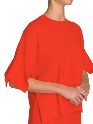 商品Stella McCartney|Boxy Compact-Knit T-Shirt,价格¥2770,第6张图片详细描述