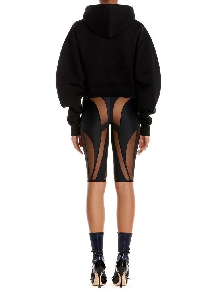 商品Mugler|Eco Sport Spiral Mesh Bike Shorts,价格¥5280,第2张图片详细描述