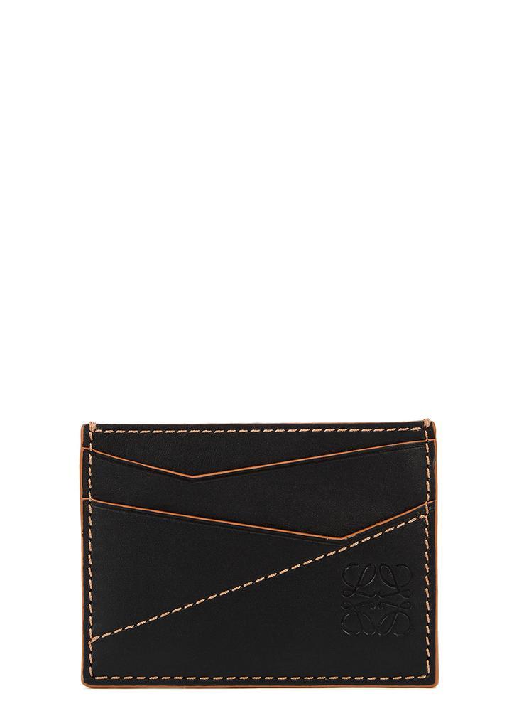 商品Loewe|Puzzle black leather card holder,价格¥1861,第1张图片