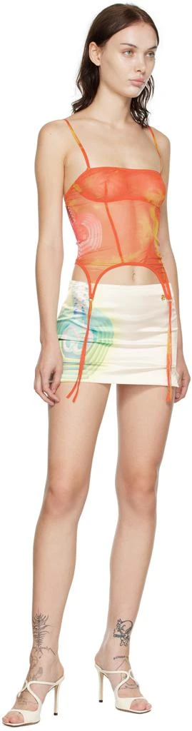 商品RoomSERVICE888|SSENSE Exclusive Orange Snuff Bottle Tank Top,价格¥874,第4张图片详细描述