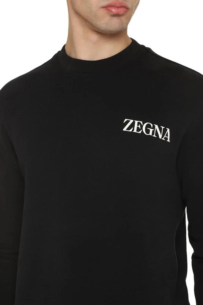 商品Zegna|ZEGNA COTTON CREW-NECK SWEATSHIRT,价格¥3565,第5张图片详细描述