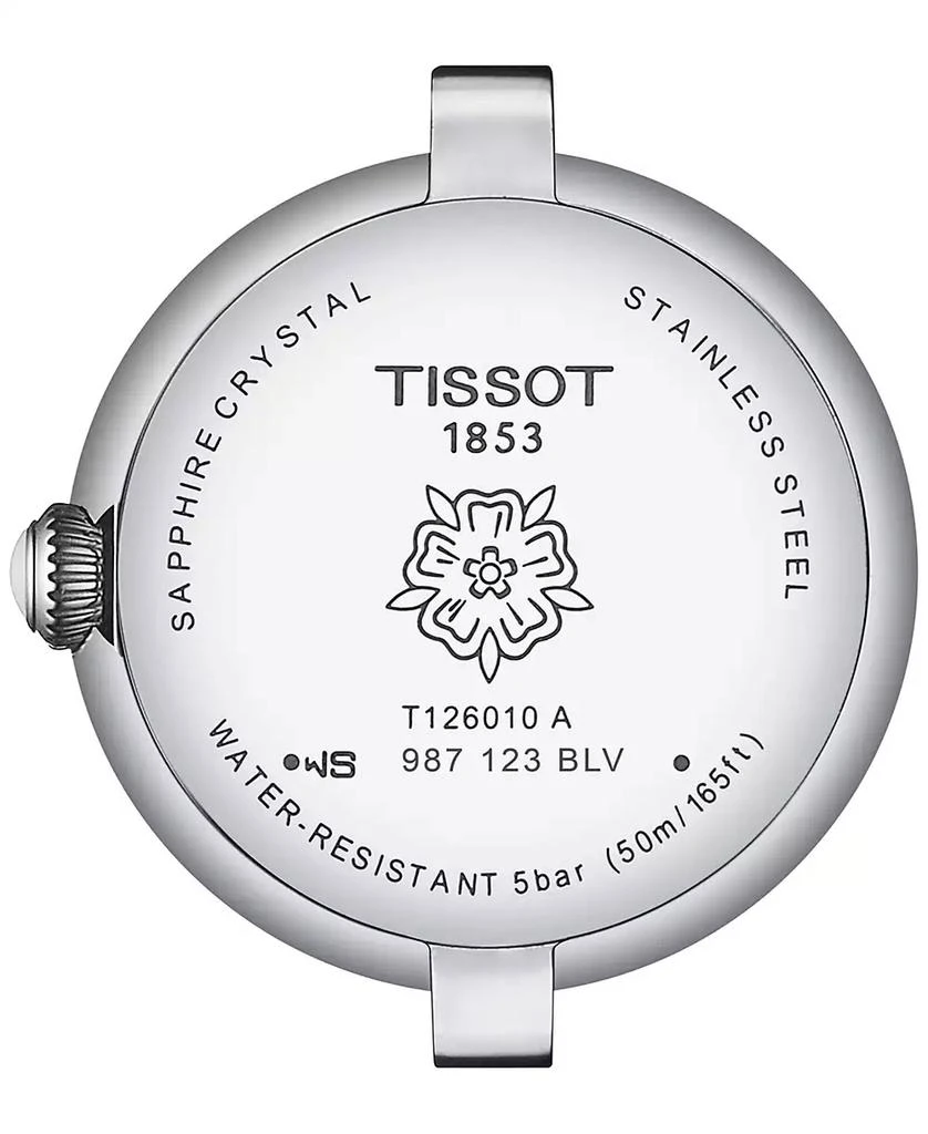 商品Tissot|Women's Swiss Bellissima Small Lady Pink Leather Strap Watch 26mm,价格¥3092,第3张图片详细描述