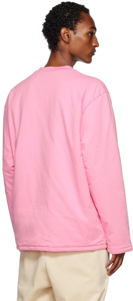 Pink Le Papier 'Le T-Shirt Bricciola' Long Sleeve T-Shirt商品第3张图片规格展示