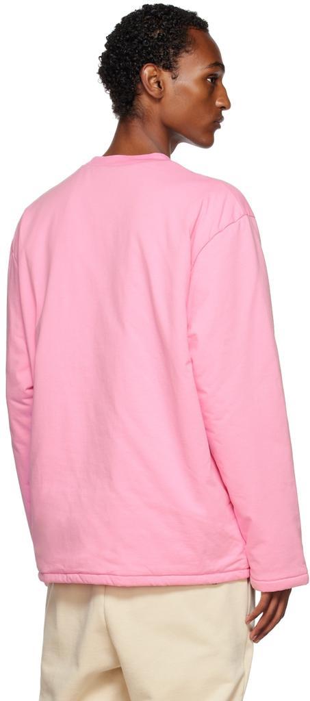 商品Jacquemus|Pink Le Papier 'Le T-Shirt Bricciola' Long Sleeve T-Shirt,价格¥997,第5张图片详细描述