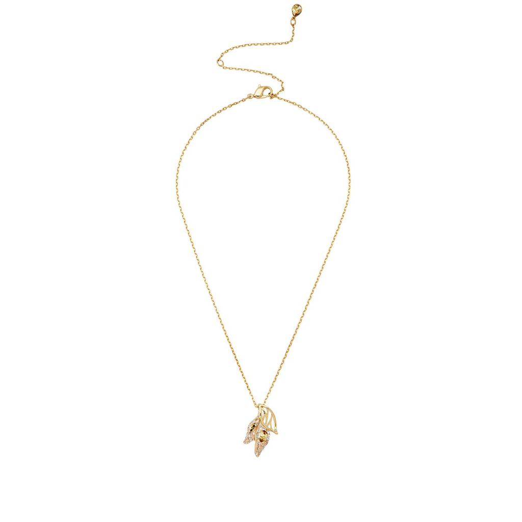 Swarovski Graceful Gold Tone And Crystal Necklace 5511813商品第1张图片规格展示