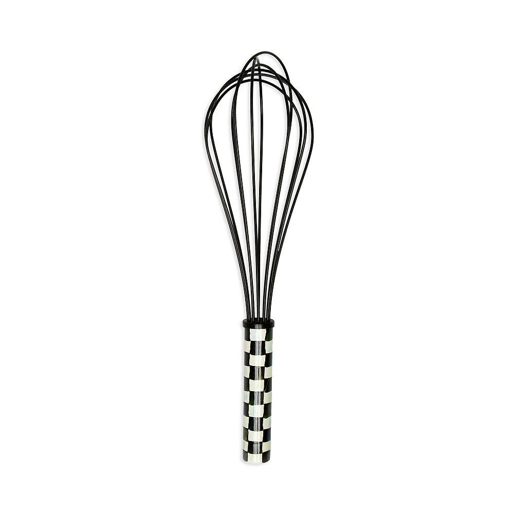 商品MacKenzie-Childs|Black Courtly Check Large Whisk,价格¥369,第1张图片