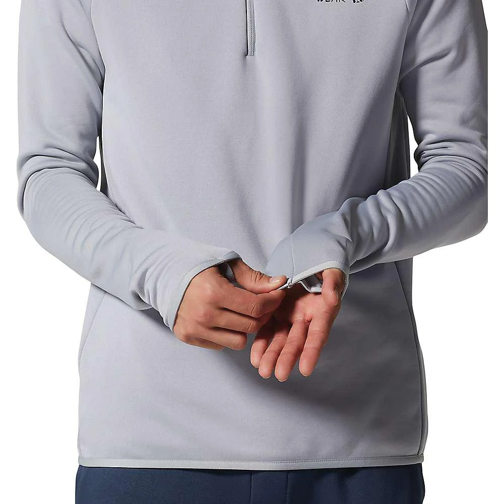 商品Mountain Hardwear|Men's Polartec Power Stretch 1/4 Zip Jacket,价格¥642,第3张图片详细描述